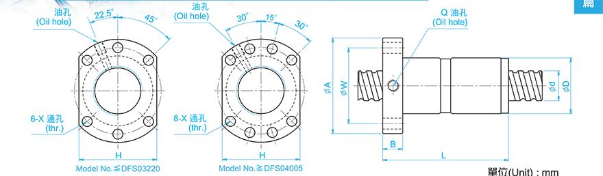 TBI DFS06316-3.8 tbi丝杆规格型号